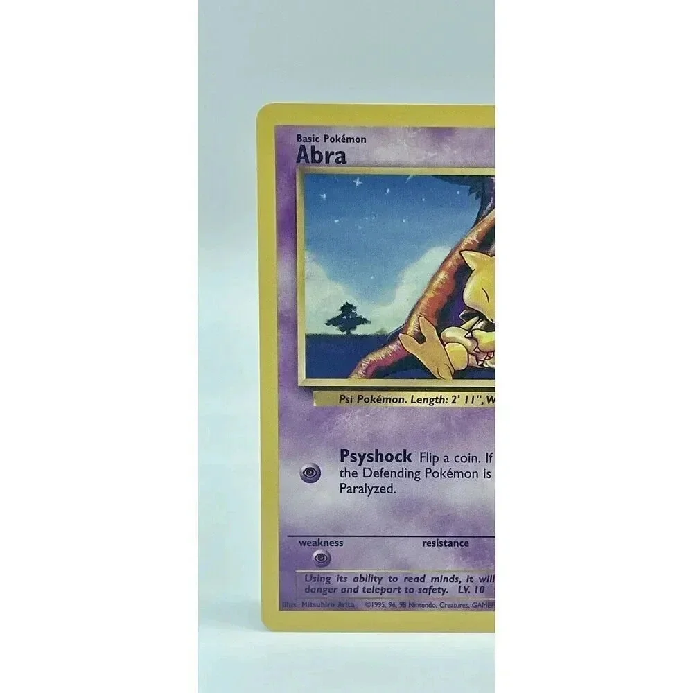 Abra Base Set 43/102 Unlimited Common Pokémon TCG Non‎ Holo Vintage 1999 LP
